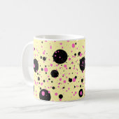 Polka Dot Mok – Stijlvolle koffiebeker (Voorkant links)