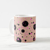 Polka Dot Mok – Stijlvolle koffiebeker (Voorkant links)