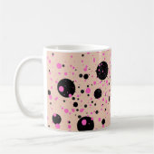 Polka Dot Mok – Stijlvolle koffiebeker (Links)