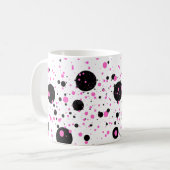 Polka Dot Mok – Stijlvolle koffiebeker (Voorkant links)