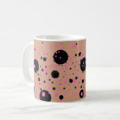 Polka Dot Mok – Stijlvolle koffiebeker (Voorkant links)