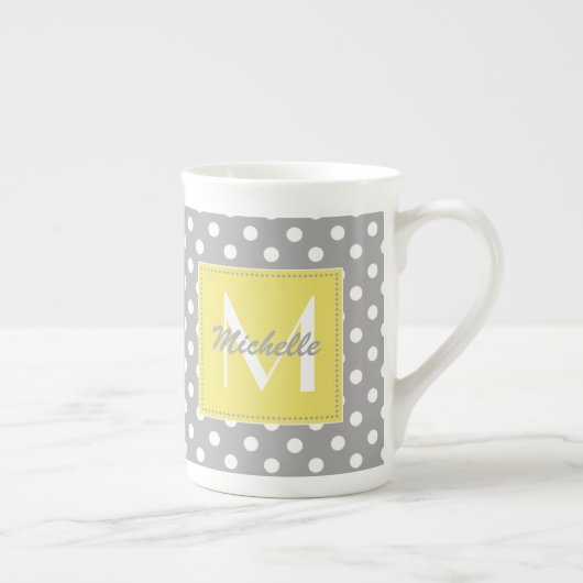 Polka Dot Monogram China Specialty Mokken (Rechts)