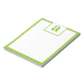 Polka Dot Monogram Notitieblok (Linkerzijde)