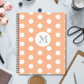 Polka Dot Monogram Notitieboek