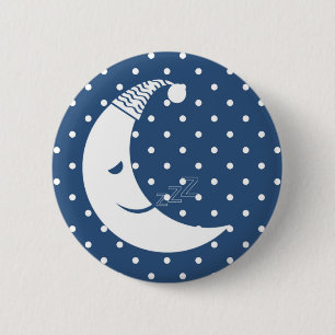 Polka Dot Moon Ronde Button 5,7 Cm