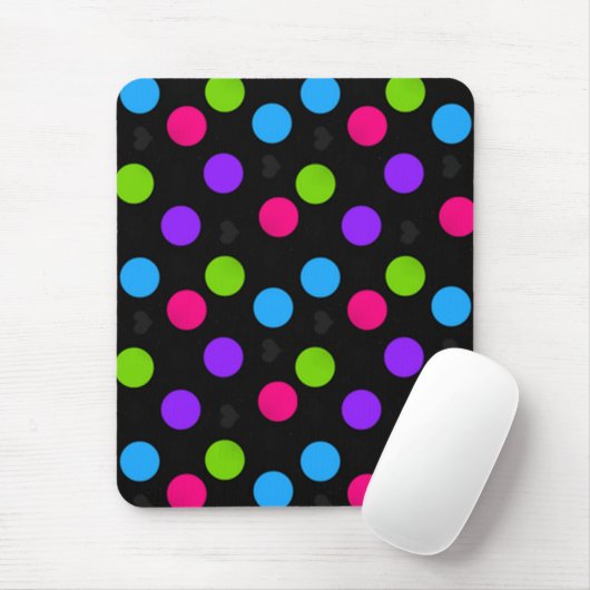 Polka Dot mousepad Muismat (Met muis)