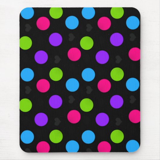 Polka Dot mousepad Muismat (Voorkant)