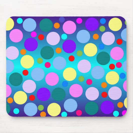 Polka Dot Mousepad Muismat (Voorkant)