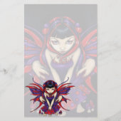 "Polka Dot Mushroom Fairy"-banketbakkerij Briefpapier (Voorkant)