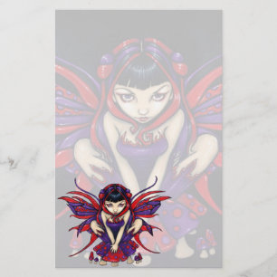 "Polka Dot Mushroom Fairy"-banketbakkerij Briefpapier