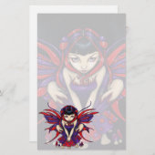 "Polka Dot Mushroom Fairy"-banketbakkerij Briefpapier (Voorkant / Achterkant)