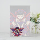 "Polka Dot Mushroom Fairy"-banketbakkerij Briefpapier (Staand voorkant)