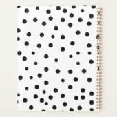 Polka Dot Neon Teacher Planner (Achterkant)