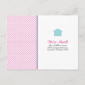 Polka Dot Nieuwe Home Briefkaarten (Voorkant)