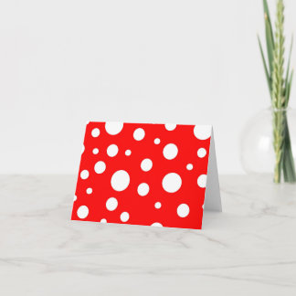 Polka Dot Notecard Kaart