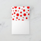Polka Dot Notecard Kaart (Binnen)
