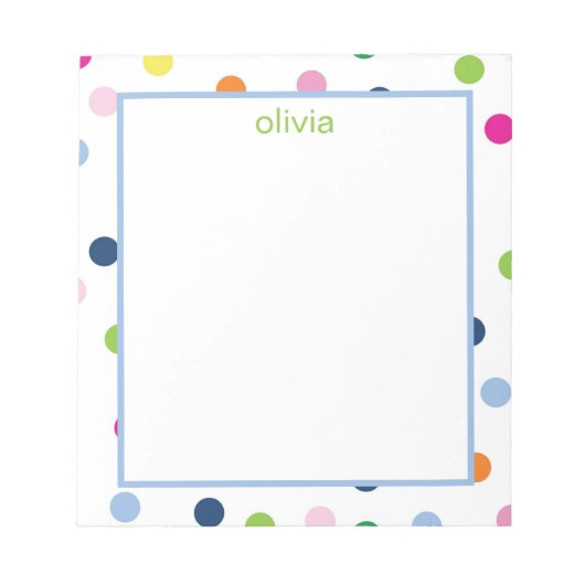 Polka Dot Notitieblok (Voorkant)
