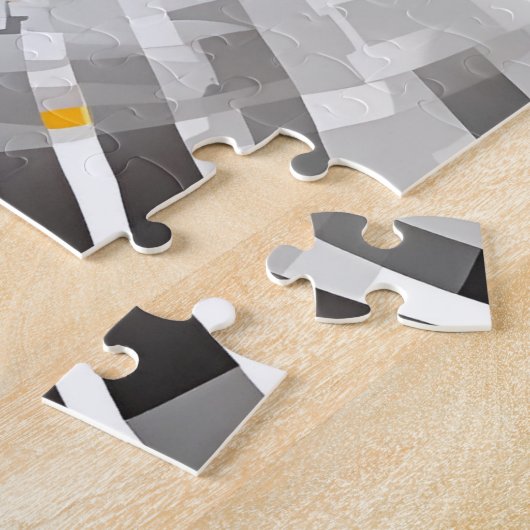 Polka Dot Olifant Modern Fun Legpuzzel (Zijkant)