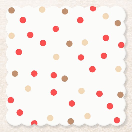 Polka Dot Onderzetters (Voorkant)