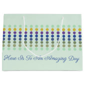 Polka Dot Ontworpen Groot Cadeauzakje (Voorkant)