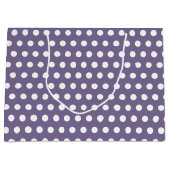 Polka Dot op Groen Groot Cadeauzakje (Voorkant)