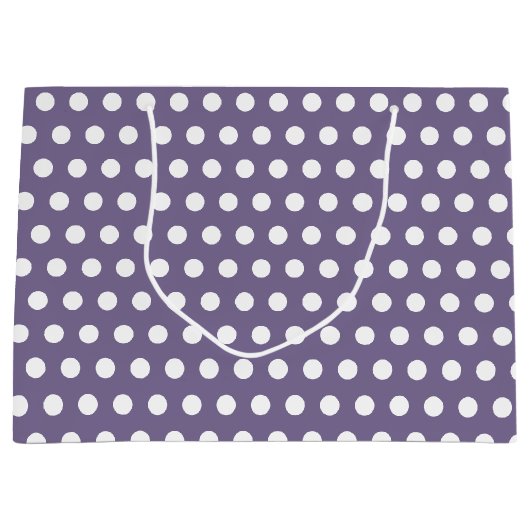 Polka Dot op Groen Groot Cadeauzakje (Voorkant)