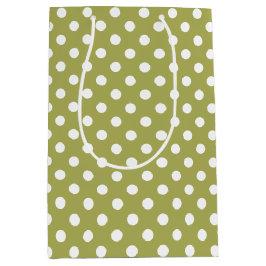 Polka Dot op Groen Medium Cadeauzakje