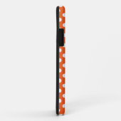 Polka Dot Oranje & White iPhone 5 Hoesje (Achterkant/rechts)