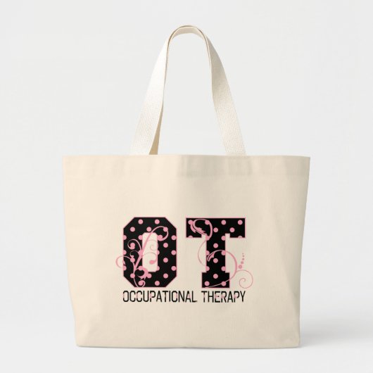 Polka Dot OT Grote Tote Bag (Voorkant)