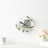 Polka Dot Owl in Tree Ronde Klok (Huis)