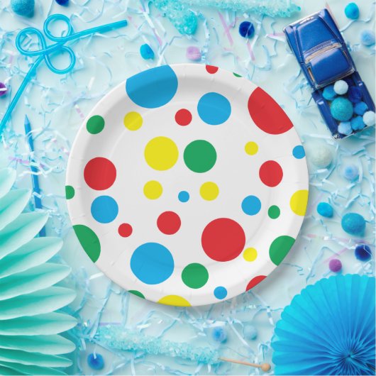 Polka Dot Paper Bord (Feest)