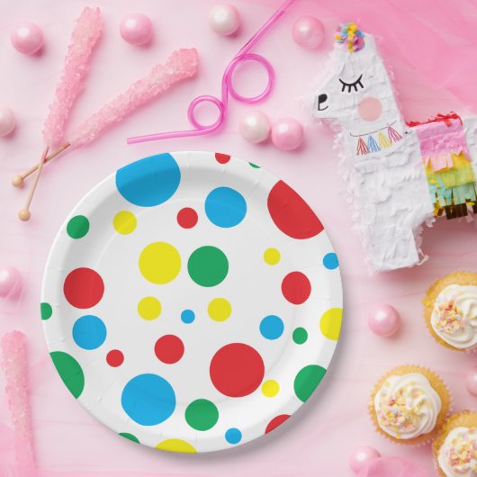 Polka Dot Paper Bord (Feest)