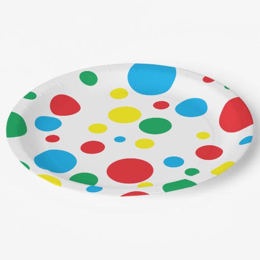 Polka Dot Paper Bord (Gekanteld)