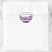 Polka Dot Parade | PAARSE Ronde Sticker (Tas)