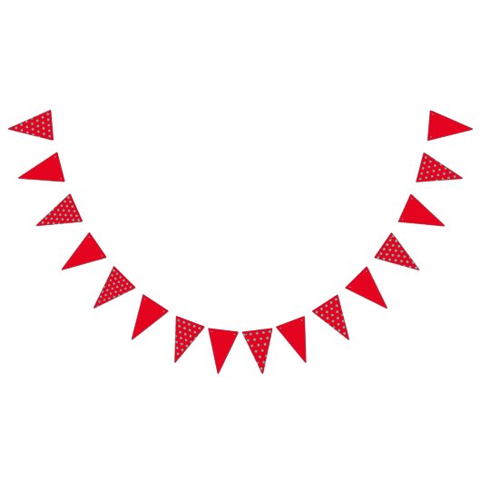 Polka Dot Party Banner (Rood & Aqua) (Alle)