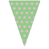Polka Dot Party Banner (Sage Green & Pastel Pink) (Derde vlag)