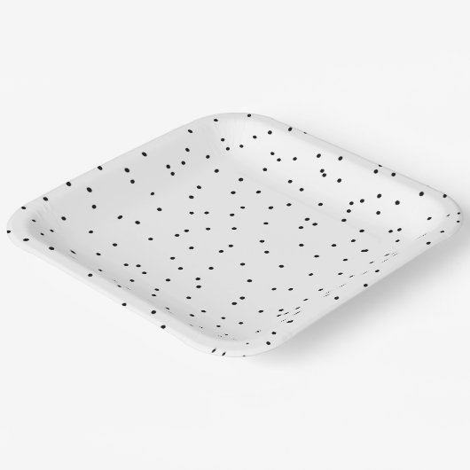 Polka Dot Party Borden Papieren Bordje (Gebogen)