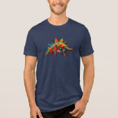 Polka Dot Party Pal: Stegosaurus Unisex T-shirt (Voorkant)