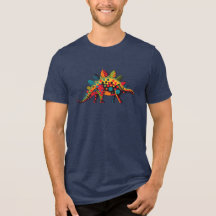 Polka Dot Party Pal: Stegosaurus Unisex T-shirt