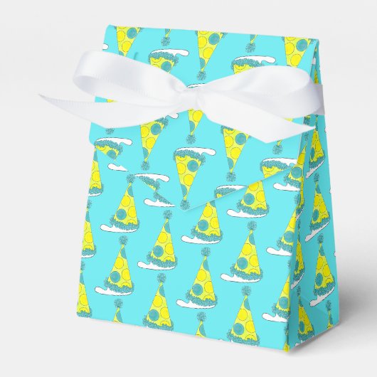 Polka Dot Party Pet Happy Birthday Celebration Bedankdoosjes (Voorkant Zijde)