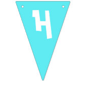 Polka Dot Party Pet Happy Birthday Celebration Vlaggetjes (Tweede vlag)