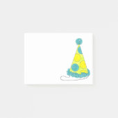 Polka Dot Party Pet Happy Birthday Nieuwjaar Post-it® Notes (Voorkant)