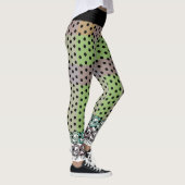 Polka Dot Pastel Plaid Leggings (Rechts)