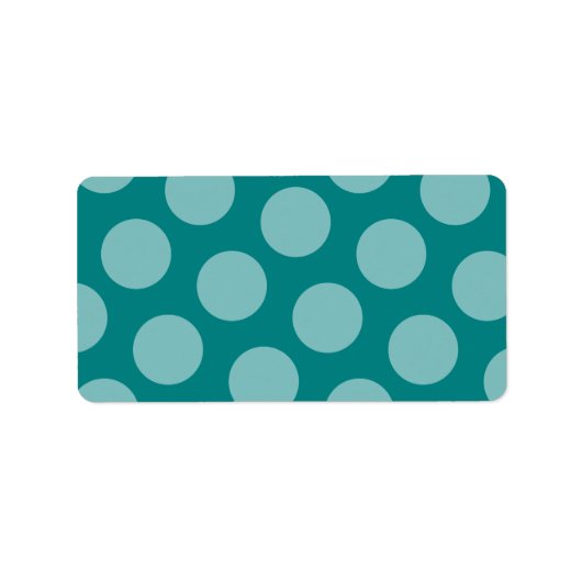 Polka Dot Patroon Label (Voorkant)