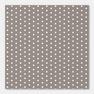 Polka Dot Patroon Taupe Bruin Elegant Stijlvol Behang