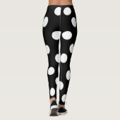"Polka Dot" Patroonpatronen Leggings (Achterkant)