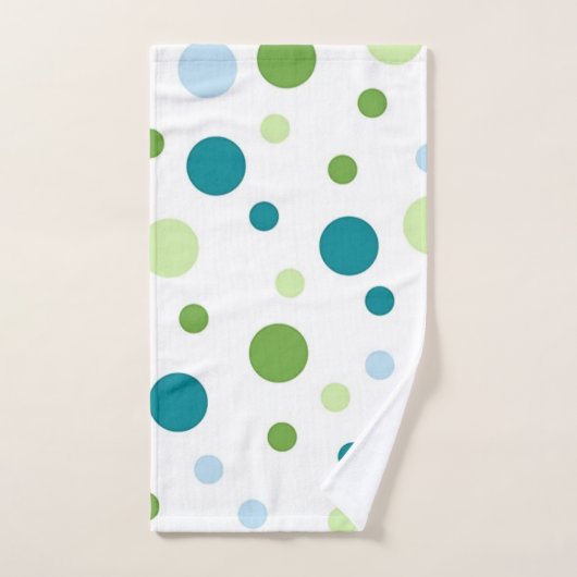 Polka dot pattern bad handdoek (Handdoek)