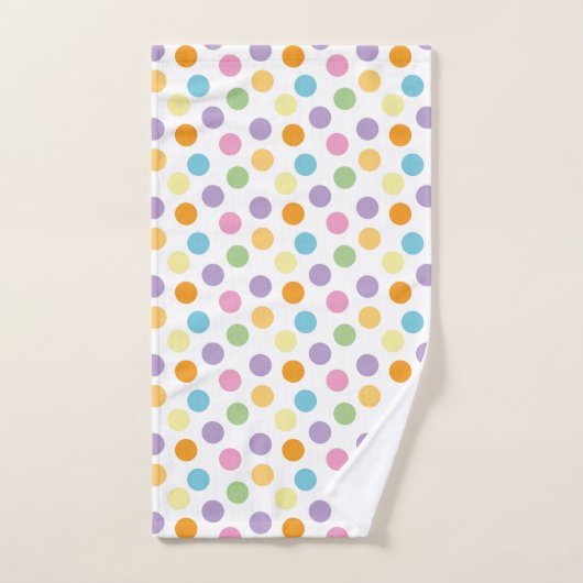 Polka Dot Pattern Bad Handdoek (Handdoek)