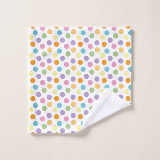 Polka Dot Pattern Bad Handdoek (Wasdoekje)