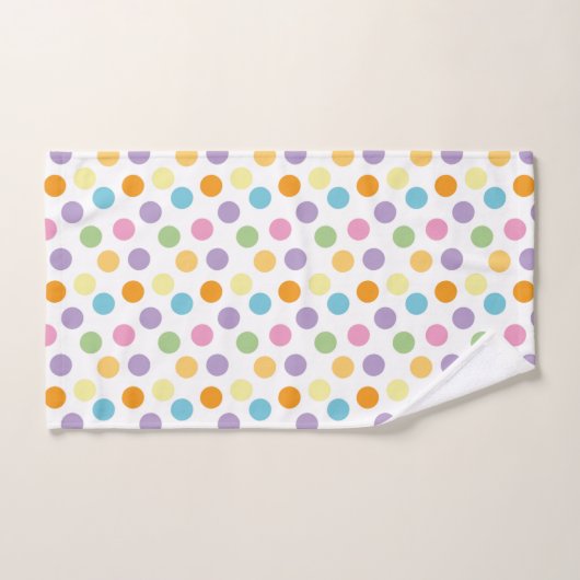 Polka Dot Pattern Bad Handdoek (Handdoek)
